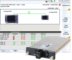 FiberComplete Integrated Loss, ORL and OTDR Modules – 8100-Series for T-BERD/6000A, -8000 Platforms